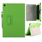 Deluxe Case til Xperia Z2/Z Tab - Læder (Grøn)